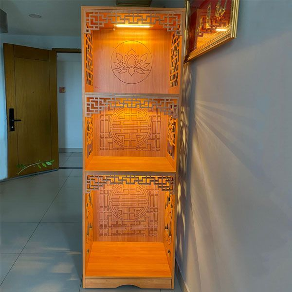 Tủ thờ có 3 tầng gỗ đẹp