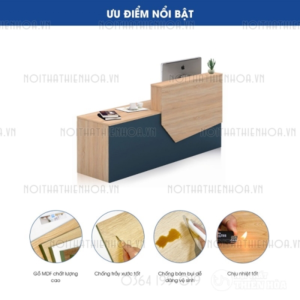 Quầy lễ tân QLT02