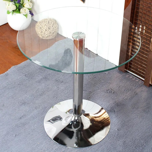 Bàn cafe tiếp khách mặt kính hiện đại – Mã : T102K