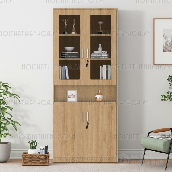 Tủ sách trang trí hồ sơ văn phòn