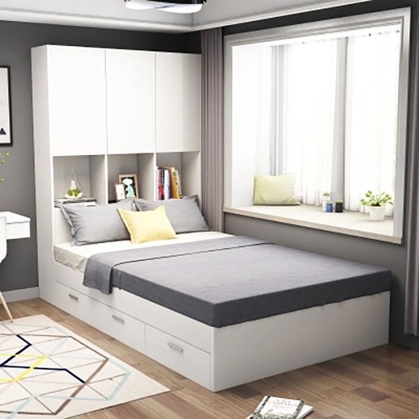 Giường ngủ đa năng kèm tủ đầu giường GN-19