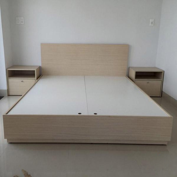 Giường ngủ gỗ công nghiệp phủ melamine GN-49