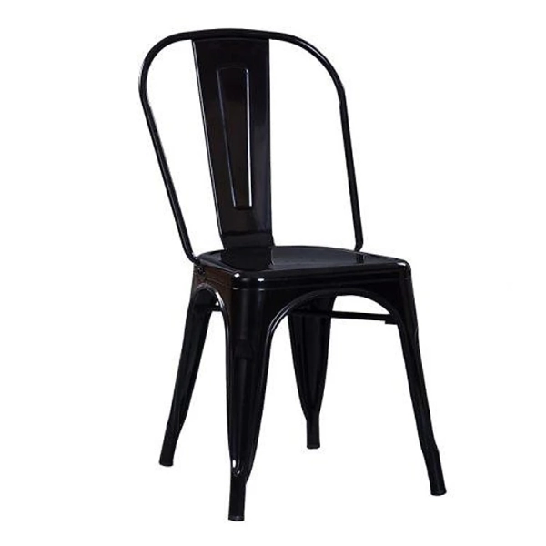 Bộ bàn ăn, cafe hiện đại cho 4 người gồm bàn tulip tròn và 4 ghế cafe tolix 303
