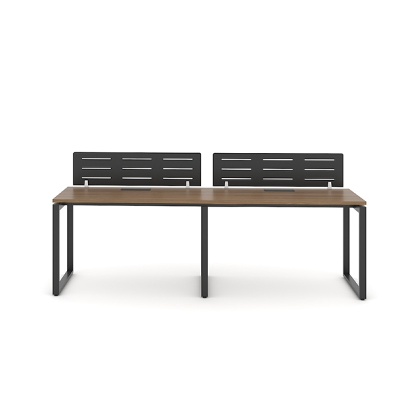 Cụm bàn làm việc 2 người chân sắt hộp Eos EUC07-2406