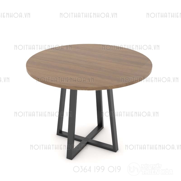 Bàn tròn chân sắt B02-80