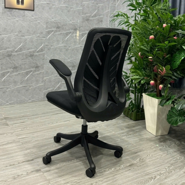 Ghế Xoay Văn phòng Lưng Chiếc Lá tay Gập – GX8