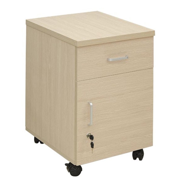 Hộc di động cánh mở có ngăn kéo 13