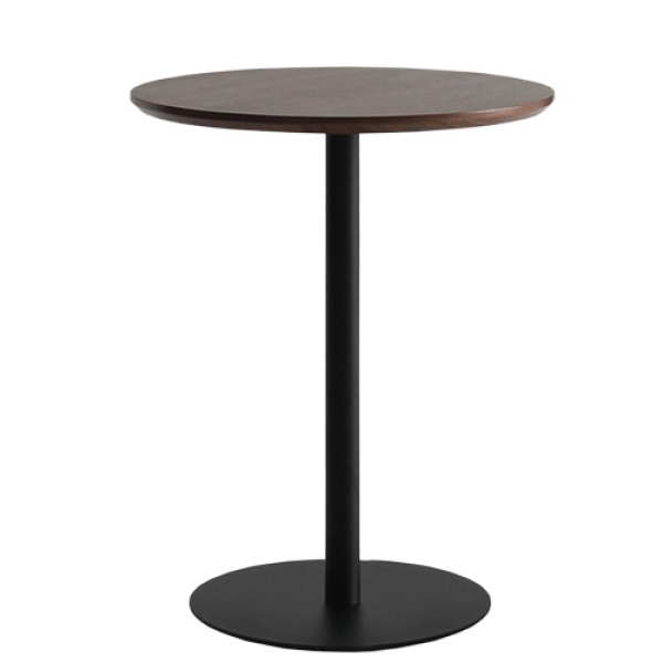 Bàn tròn cafe mặt gỗ sang trọng- Mã: T1508E