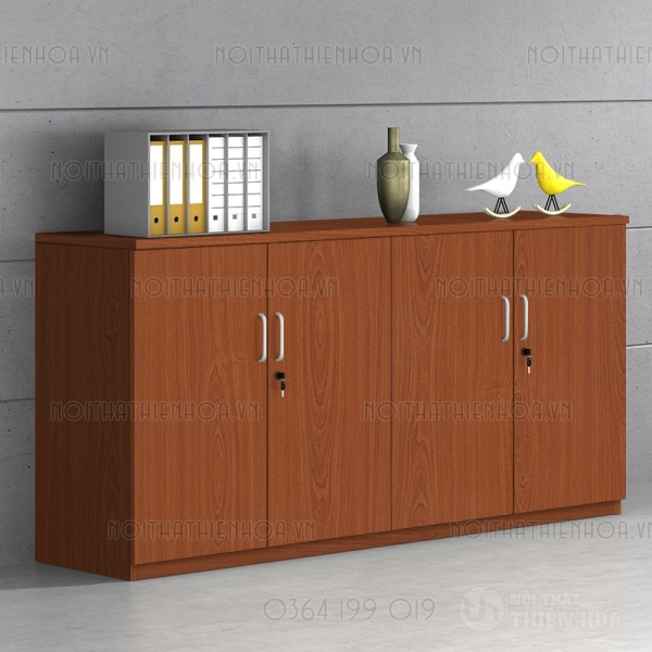 Tủ tài liệu thấp 4 cánh tủ phụ 06