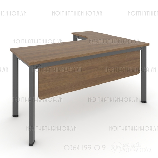 Bàn chân Oval chữ L 1m4 OV1412LY