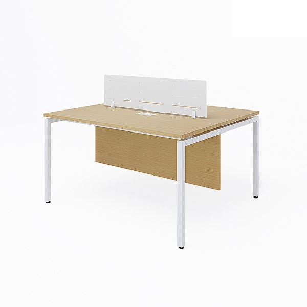 Cụm bàn làm việc 2 người chân sắt hộp Eos ECC06-1212