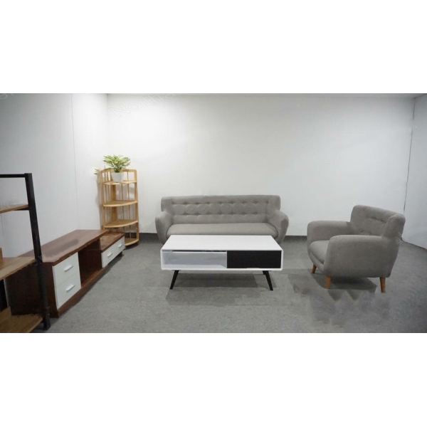 Sofa văng nỉ màu xám SF-19