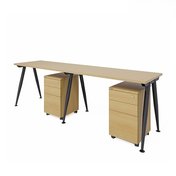 Bàn Cụm Làm Việc 2 Người Chân Côn Cao Cấp – BC3