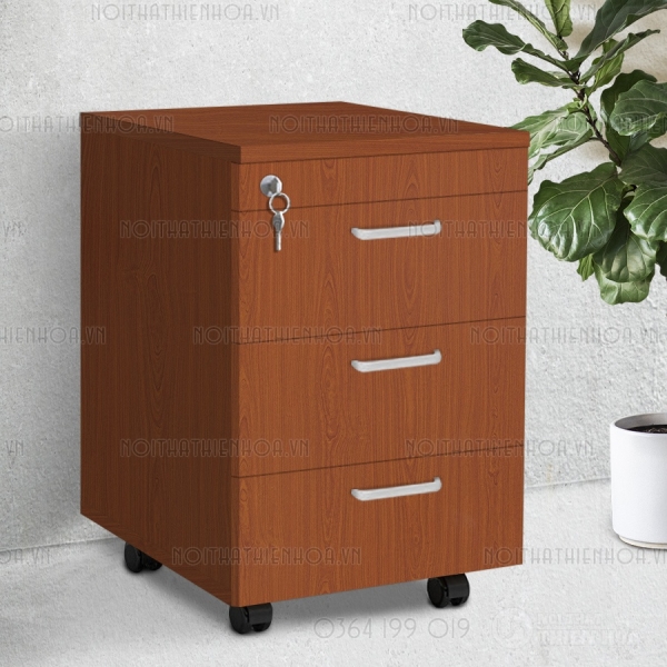 Hộc tủ thấp 3 ngăn kéo màu vân đá
