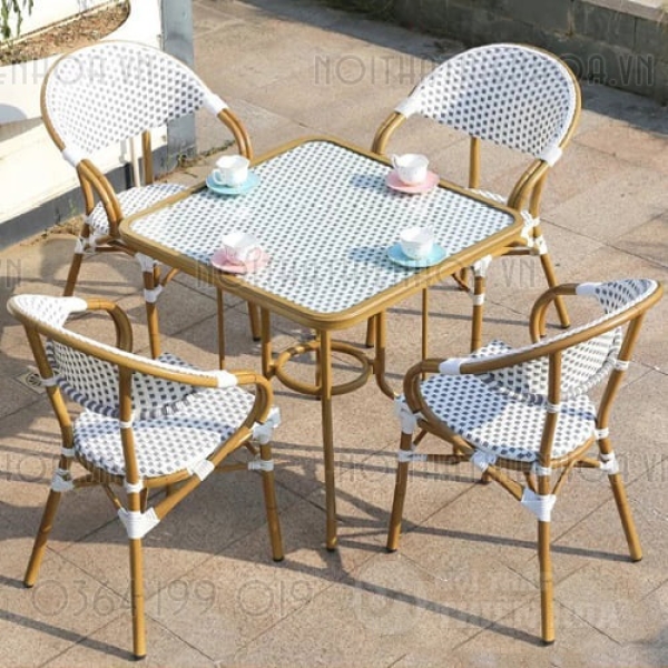 Ghế giả mây cao cấp lưng tựa ngả êm ái- Mã: 281