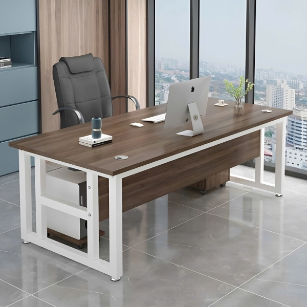 Bàn Giám Đốc Chân Sắt Hộp Vuông – BGĐ8