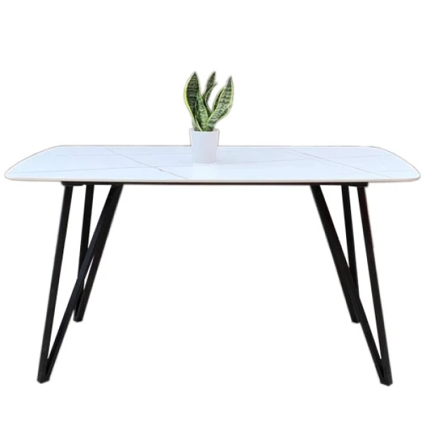 Bộ bàn ăn mặt đá hình chữ nhật-Mã: T162-16-6×2109