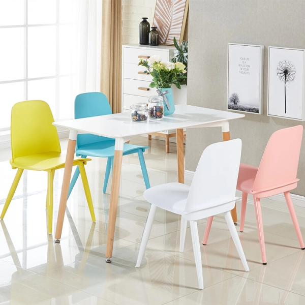 Bộ bàn ăn hiện đại tươi trẻ nhập khẩu- Mã: T108-4×229