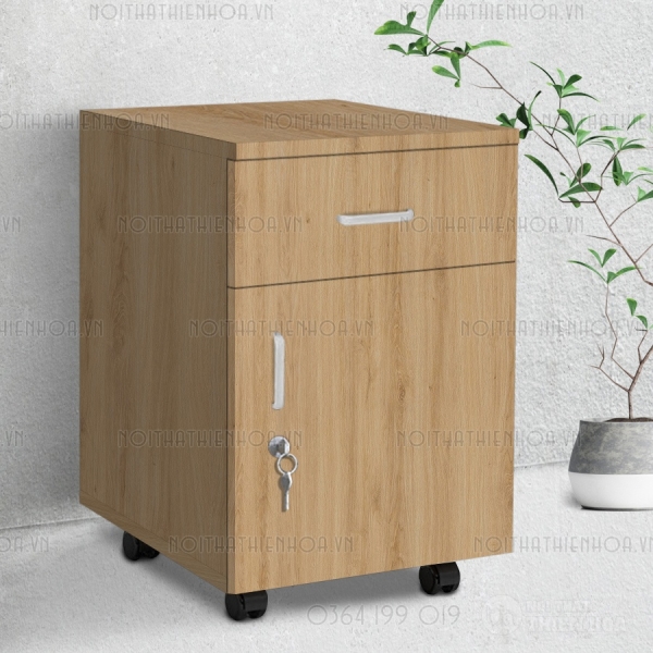 Hộc tủ thấp 3 ngăn kéo màu vân đá