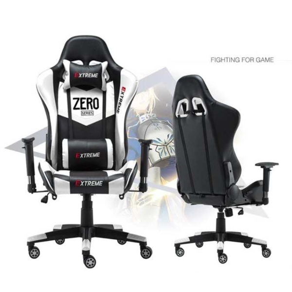Ghế xoay Game Extreme Zero V1 trắng đen