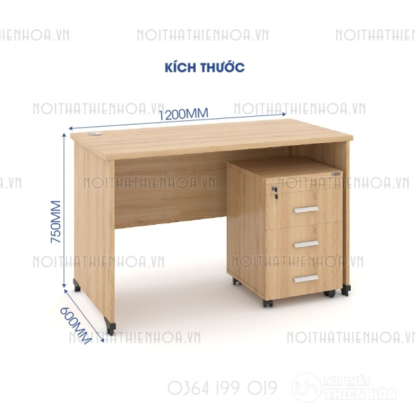 Bàn văn phòng Classic 1m2 CL12