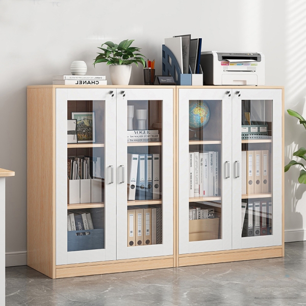 Tủ đựng tài liệu 2 cánh kính thấp – TL 36