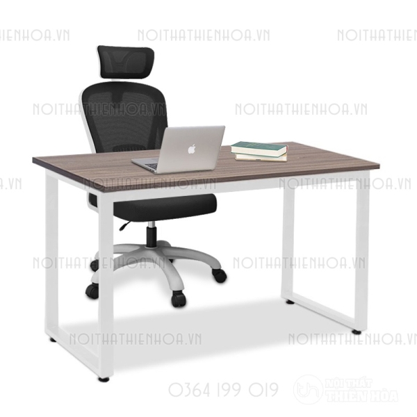 Bàn làm việc khung sắt u Đen 388