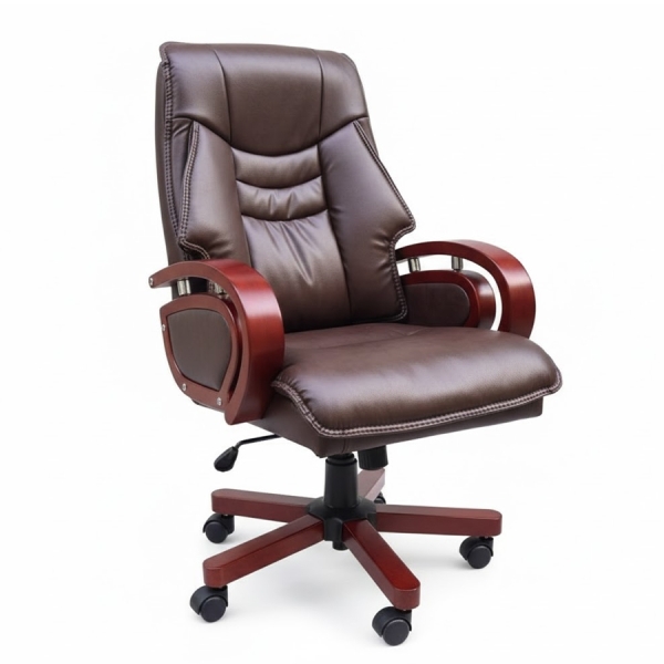 Ghế Giám Đốc Da Nâu Sang Trọng – GGĐ27