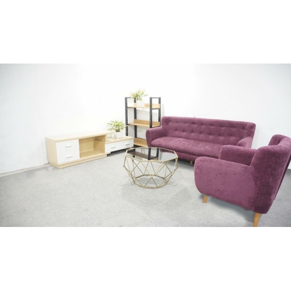 Sofa văng màu hồng SF-18