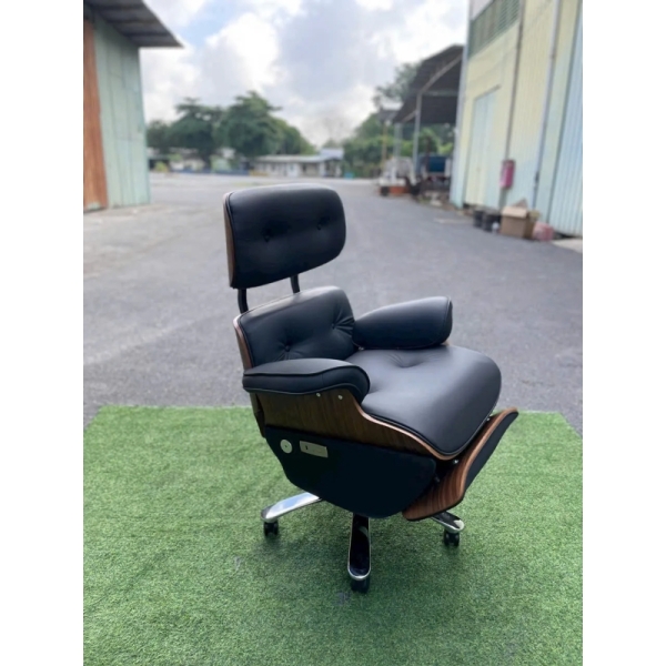 Ghế Giám Đốc Eames Ngả Lưng Kèm Gác Chân Da Cao Cấp – GGĐ61