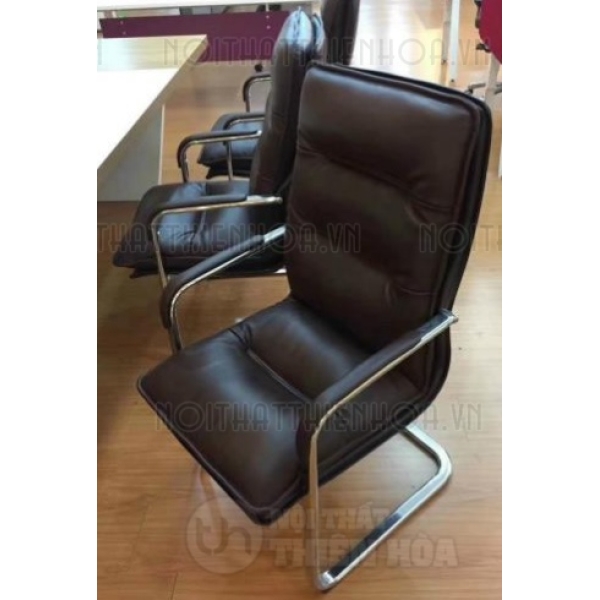 Ghế da phòng họp chân quỳ cao cấp