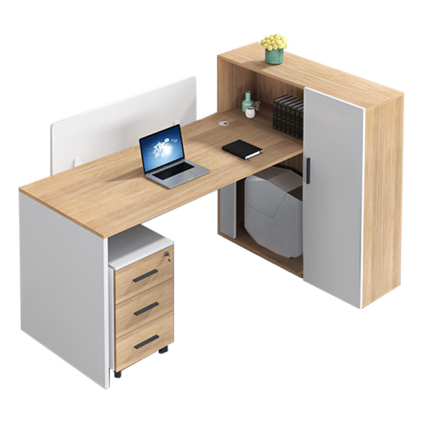 Module bàn làm việc 2 người melamine – CB 15