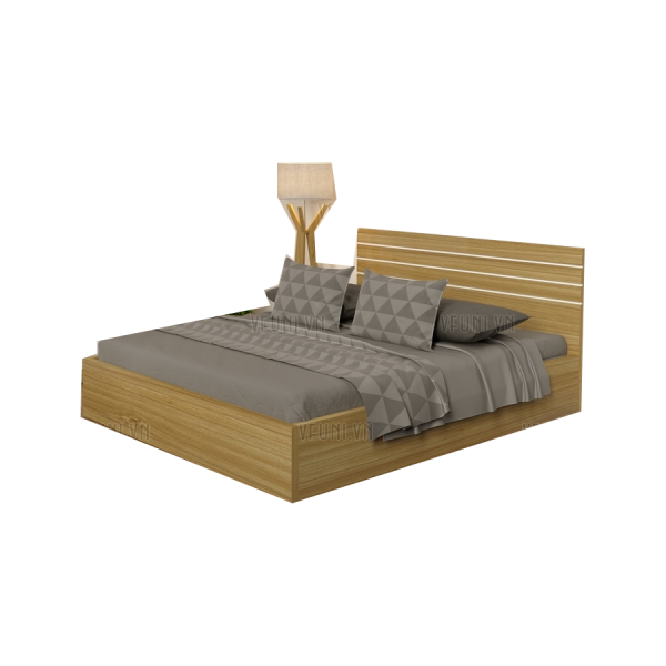 Giường ngủ gỗ công nghiệp kẻ chỉ GN-33
