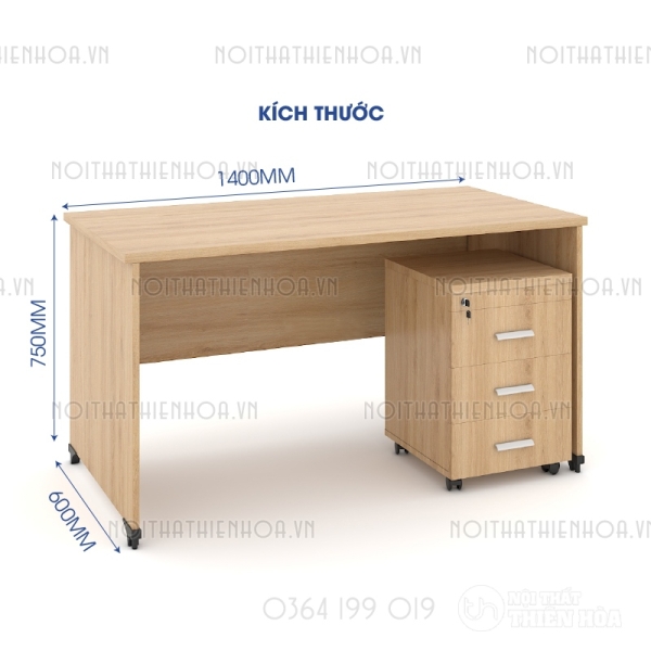 Bàn văn phòng Classic 1m4 CL14
