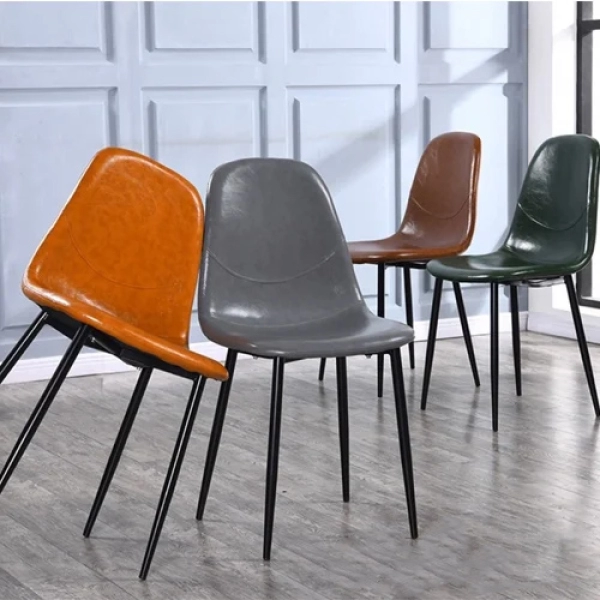 Bộ bàn tròn cafe 4 ghế bọc da – Mã: T117-4×245