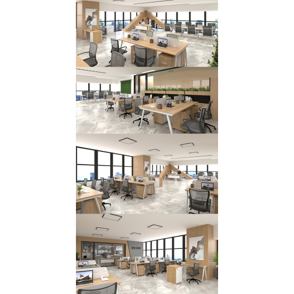 Bàn làm việc chân côn COSI