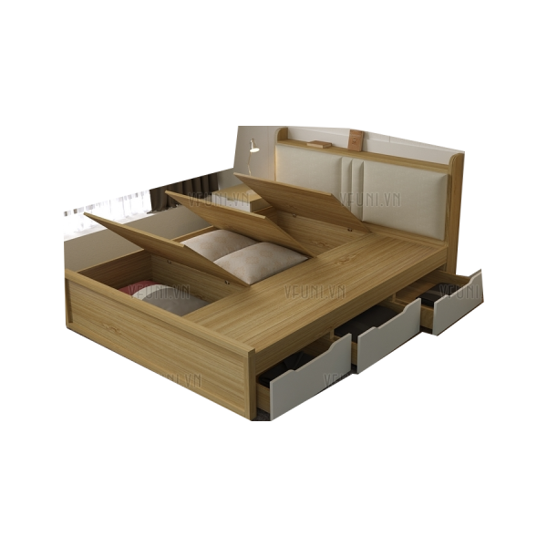 Giường ngủ đa năng bọc đệm GN-37