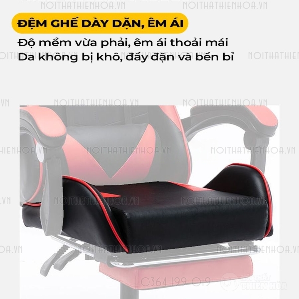 Ghế Gaming Giá Rẻ  Swift, Ngả lưng 165 độ, có gác chân