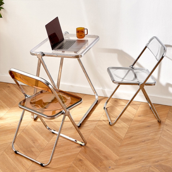 Bàn trong suốt làm việc xếp gọn hiện đại- Mã: T1126