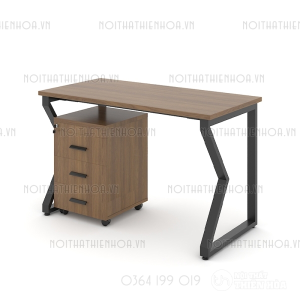Bàn chân vuông chữ K Eos 1m2 EK12-D