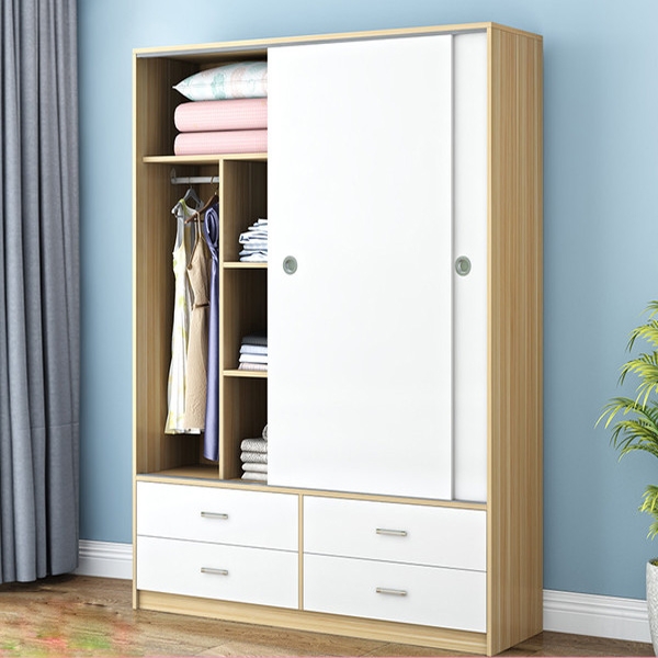 tủ quần áo cánh lùa có ngăn kéo TA-161