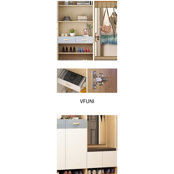 Tủ giày hiện đại gỗ công nghiệp TG03