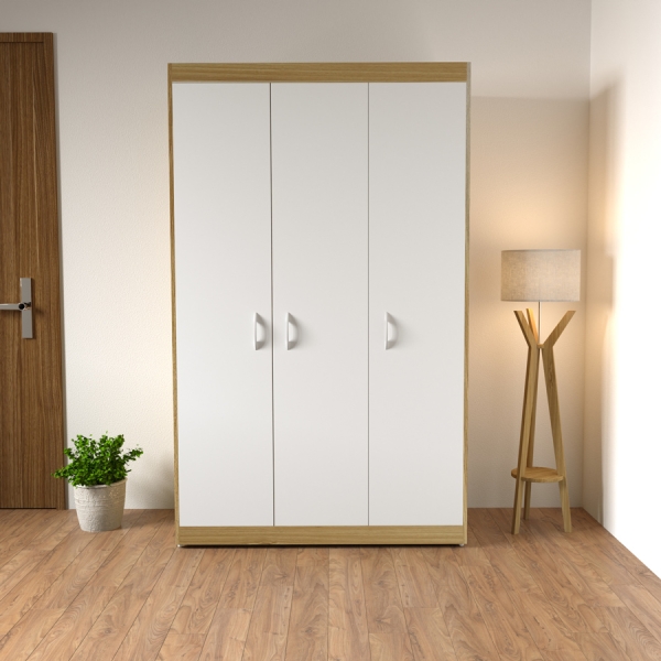 tủ quần áo 3 cánh gỗ công nghiệp TA-109