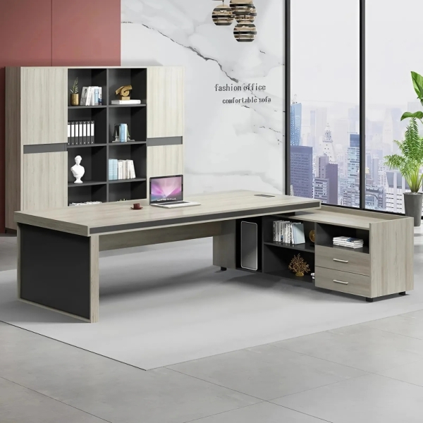Bàn Giám Đốc Sang Trọng Góc L Đẹp – BGĐ40