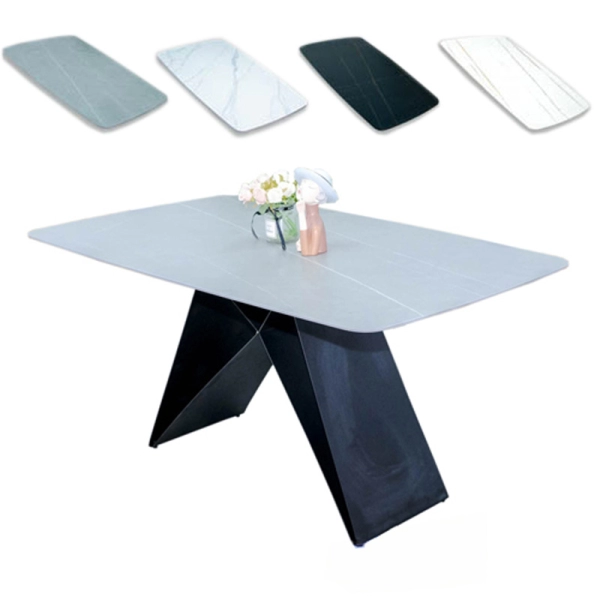 Bộ bàn ăn 4 ghế mặt đá hiện đại sang trọng- Mã: T187-4x269A