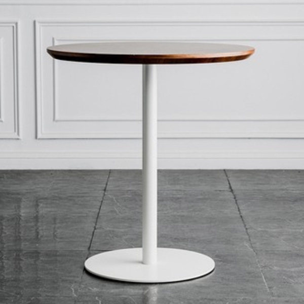 Bàn tròn cafe mặt gỗ sang trọng- Mã: T1508E