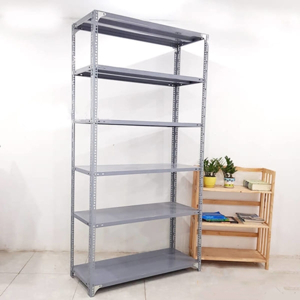 Kệ sắt V lỗ 6 tầng giá rẻ KE-03