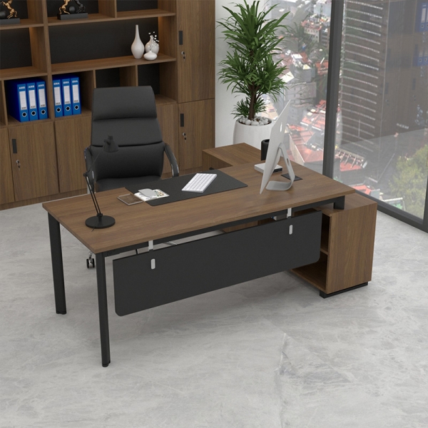 Bàn giám đốc chân sắt Oval 388-T
