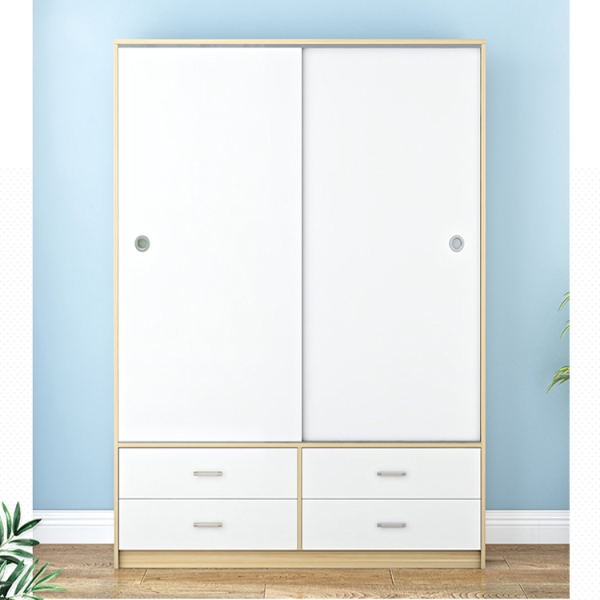 tủ quần áo cánh lùa có ngăn kéo TA-161
