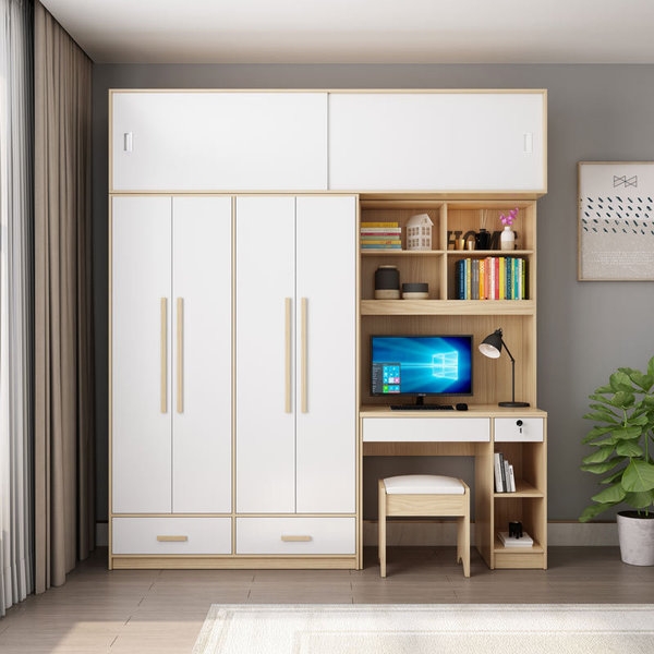 tủ quần áo kèm bàn làm việc TA-175